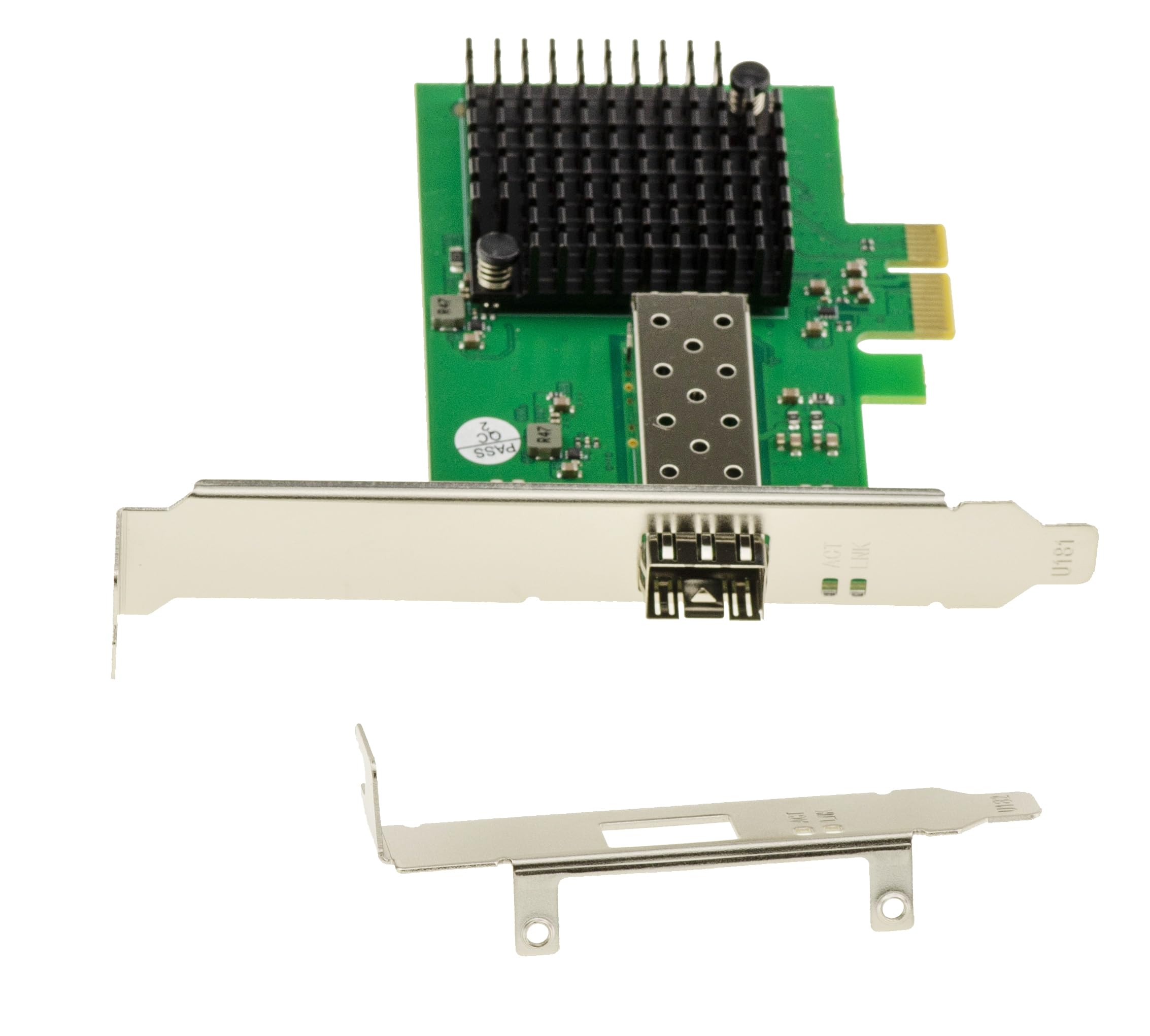 KALEA-INFORMATIQUE Scheda di rete PCIe Gen4 x1 10G SFP+ RTL8127ATF | Chip Realtek RTL8127ATF con basso consumo e basso rilascio di calore