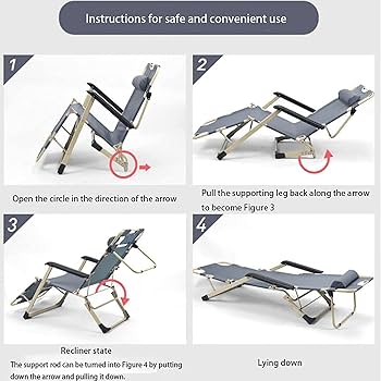 Amazon｜折りたたみラウンジャー無重力椅子折りたたみリクライニング