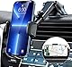 スマホホルダー 車 TRAOO 車載ホルダー【2024最新 ゲルサクションカップ/クリップ 2in1 】 車 スマホスタンド カー用品 携帯ホルダー 車 エアコン吹き出し口＆超強力真空吸盤兼用 片手操作 安定性拔群 車載スマホホルダー 自由調節 360度回転 車用スマホホルダー 手帳型ケース対応 車用品 Android4-7インチ多機種と99%車種が対応