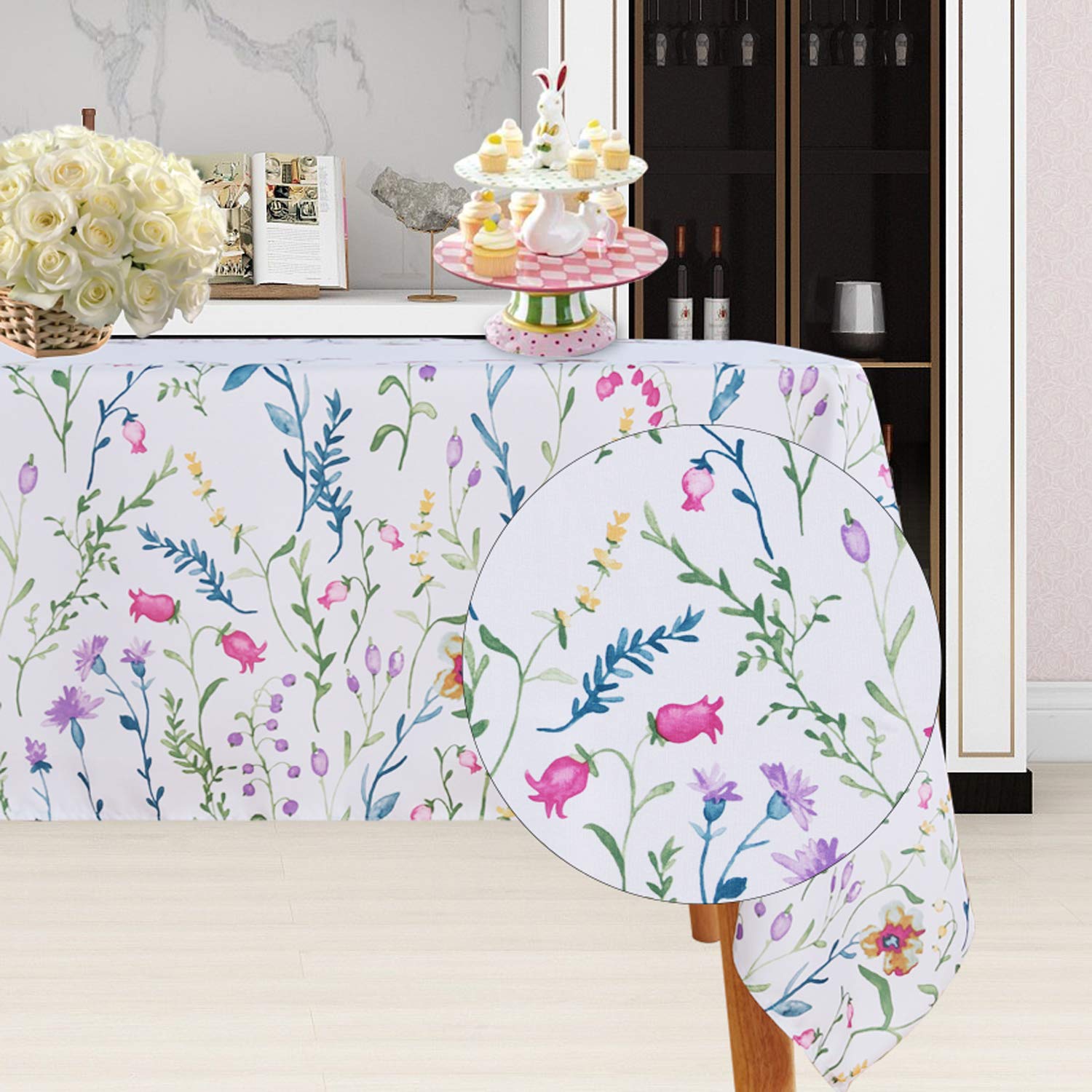 Nappe De Table Rectangulaire En Forme De Papillon, Facile D
