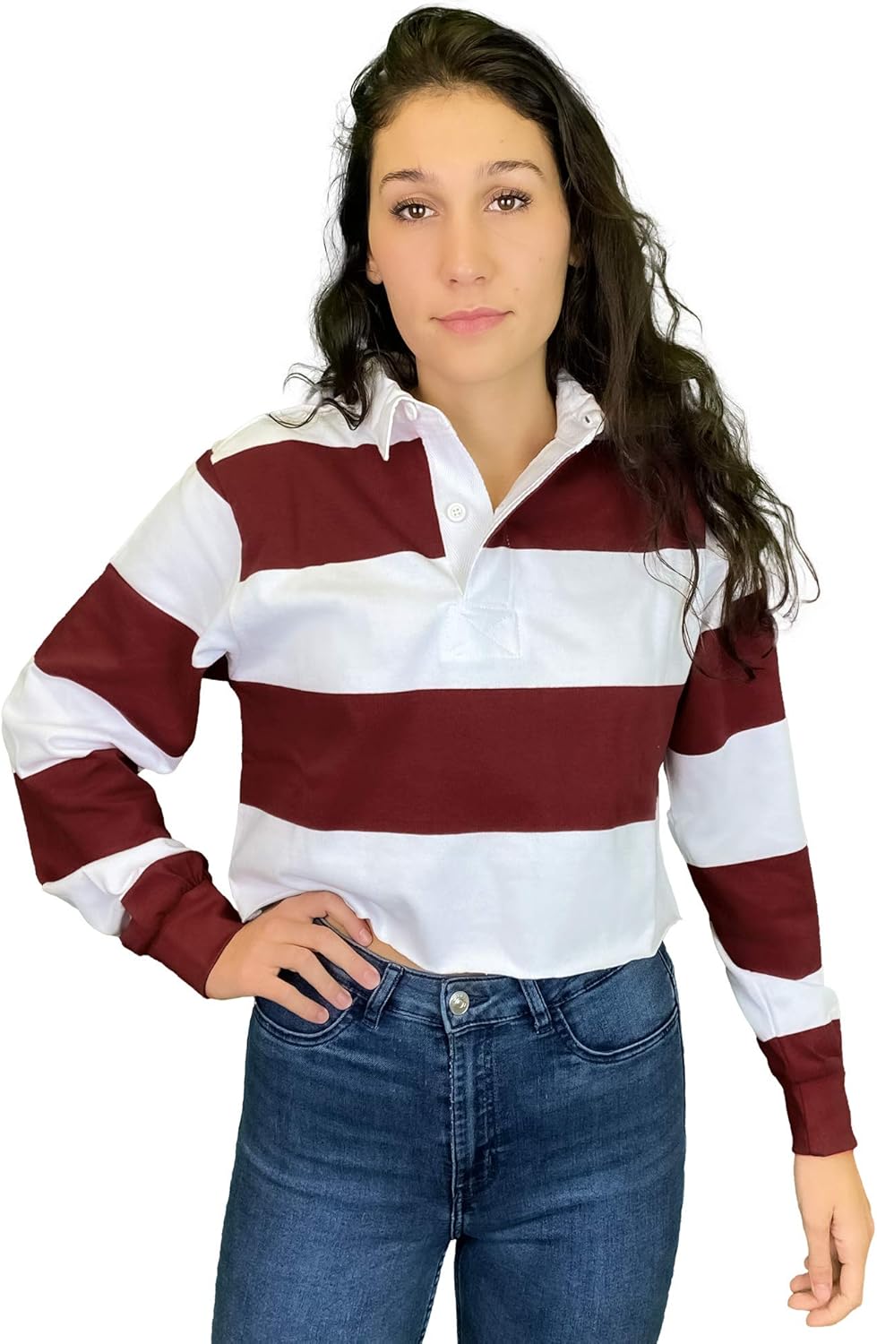 Crop Top Rugby Shirt