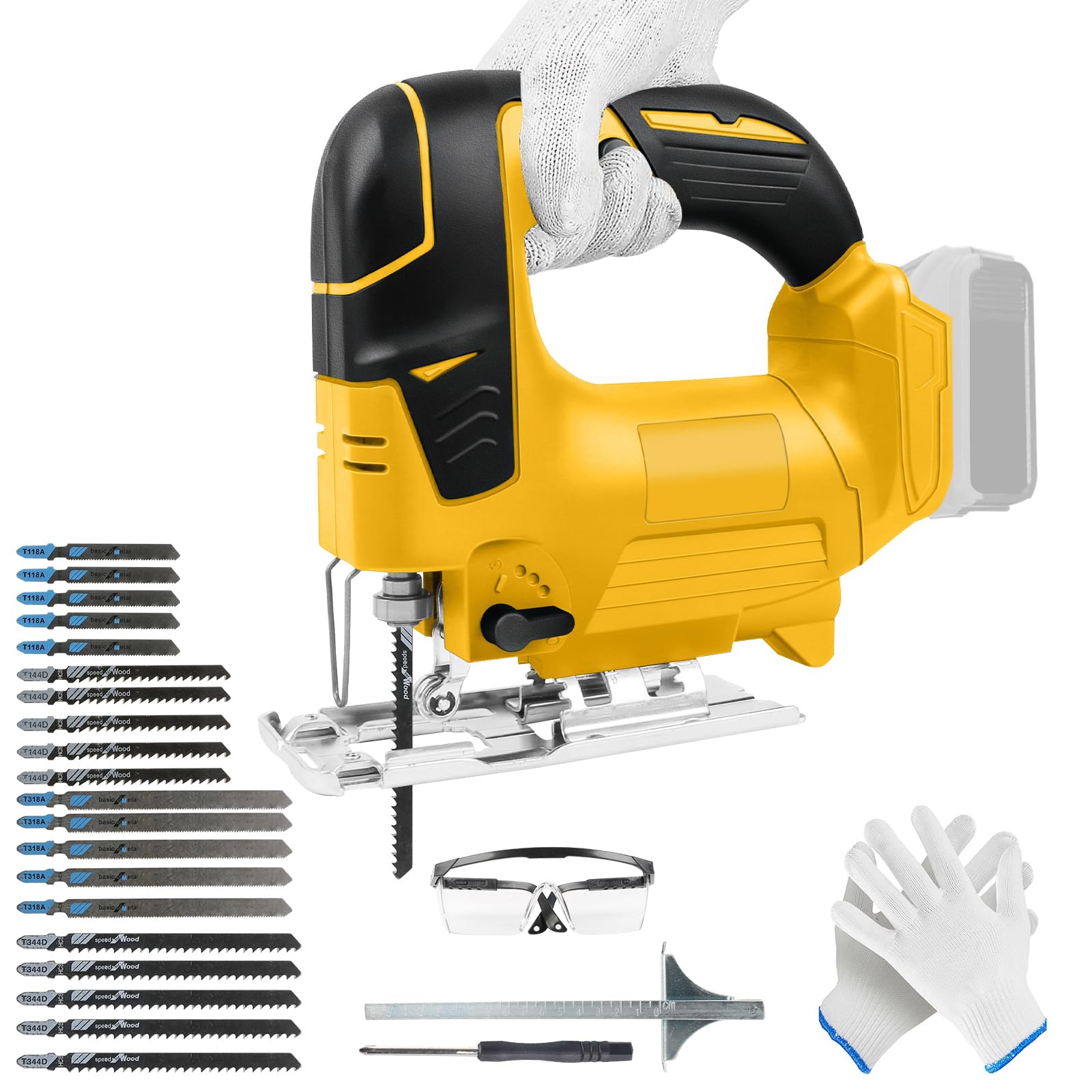 Cordless Jigsaw Compatible with Dewalt 18V 20V Battery