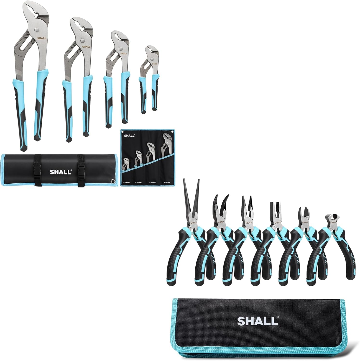 SHALL Groove Joint Pliers & SHALL Mini Pliers Set