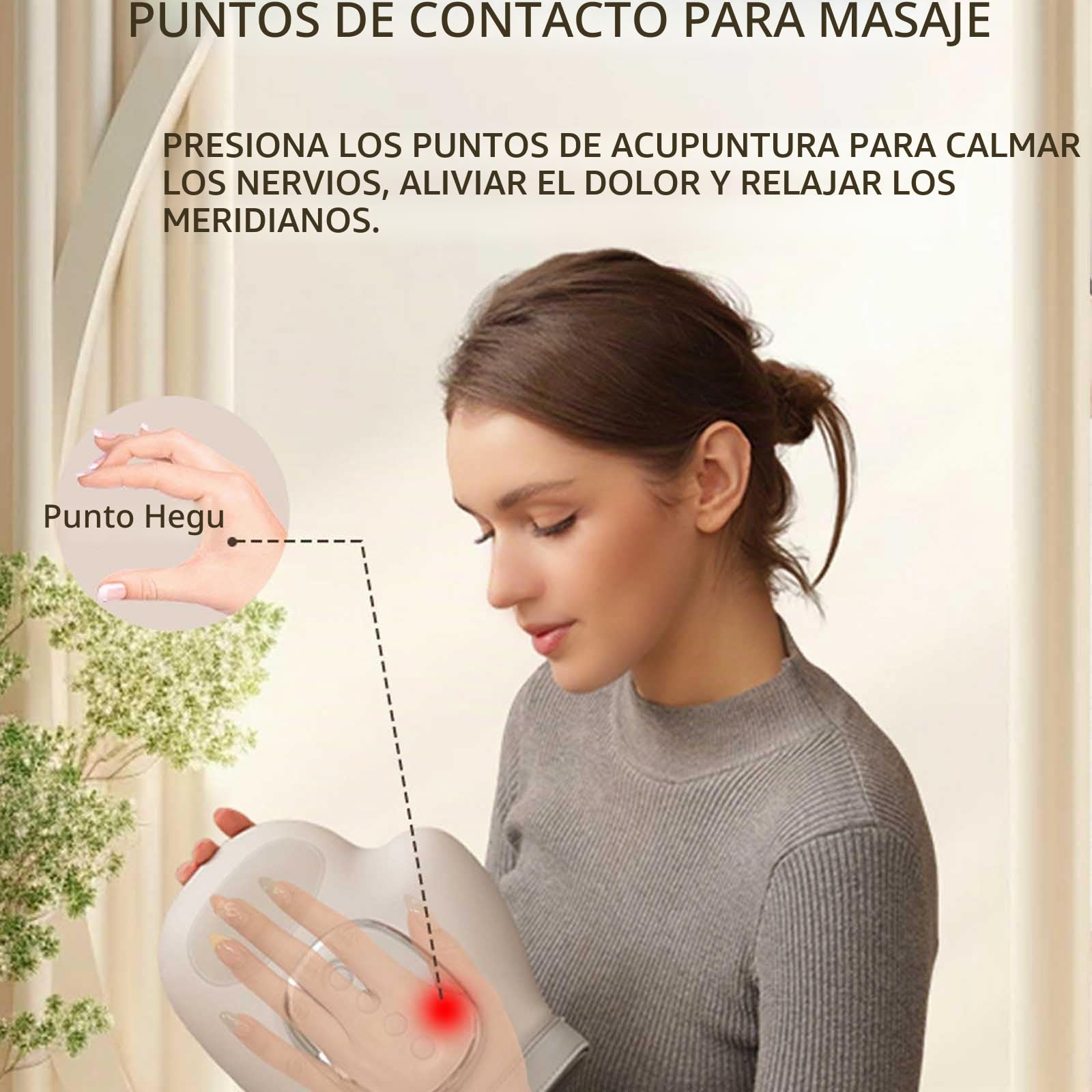 Guante Terapéutico Alivura, Masajeador de Manos con Calor y Compresión, Guante Masajeador Inteligente para Dedos - con 3 Modos de Masaje, 4 Ajustes de Temperatura y 5 Niveles de Intensidad