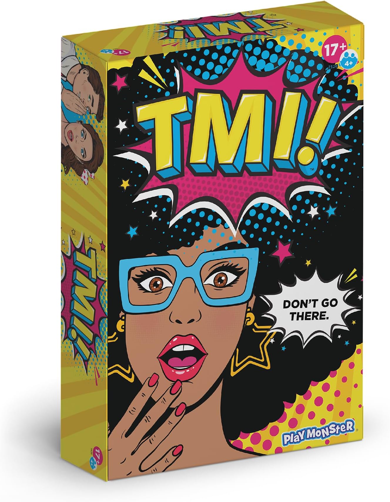 PlayMonsterPlayMonster TMI - Fun Party Card Game with Suggestive Humor - Don't Go There, Too Much Information - for Ages 17+ - with 4 or More Players