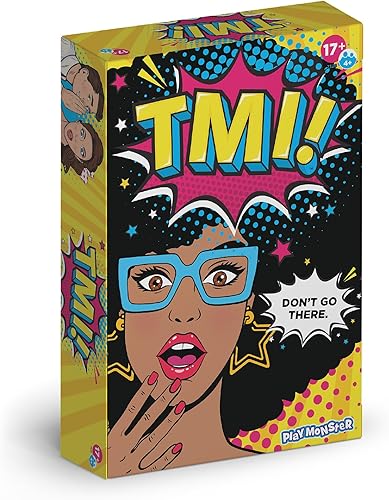 TMI - Divertido juego de cartas de fiesta con humor sugerente - No vayas allí, demasiada información - para mayores de 17 años - con 4 o más