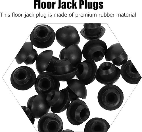 Miniatura 4 de Mikikit Tapones de goma para agujeros, 20 unidades de enchufe de llenado de aceite de goma, tapón de llenado de depósito de aceite de goma, tapones