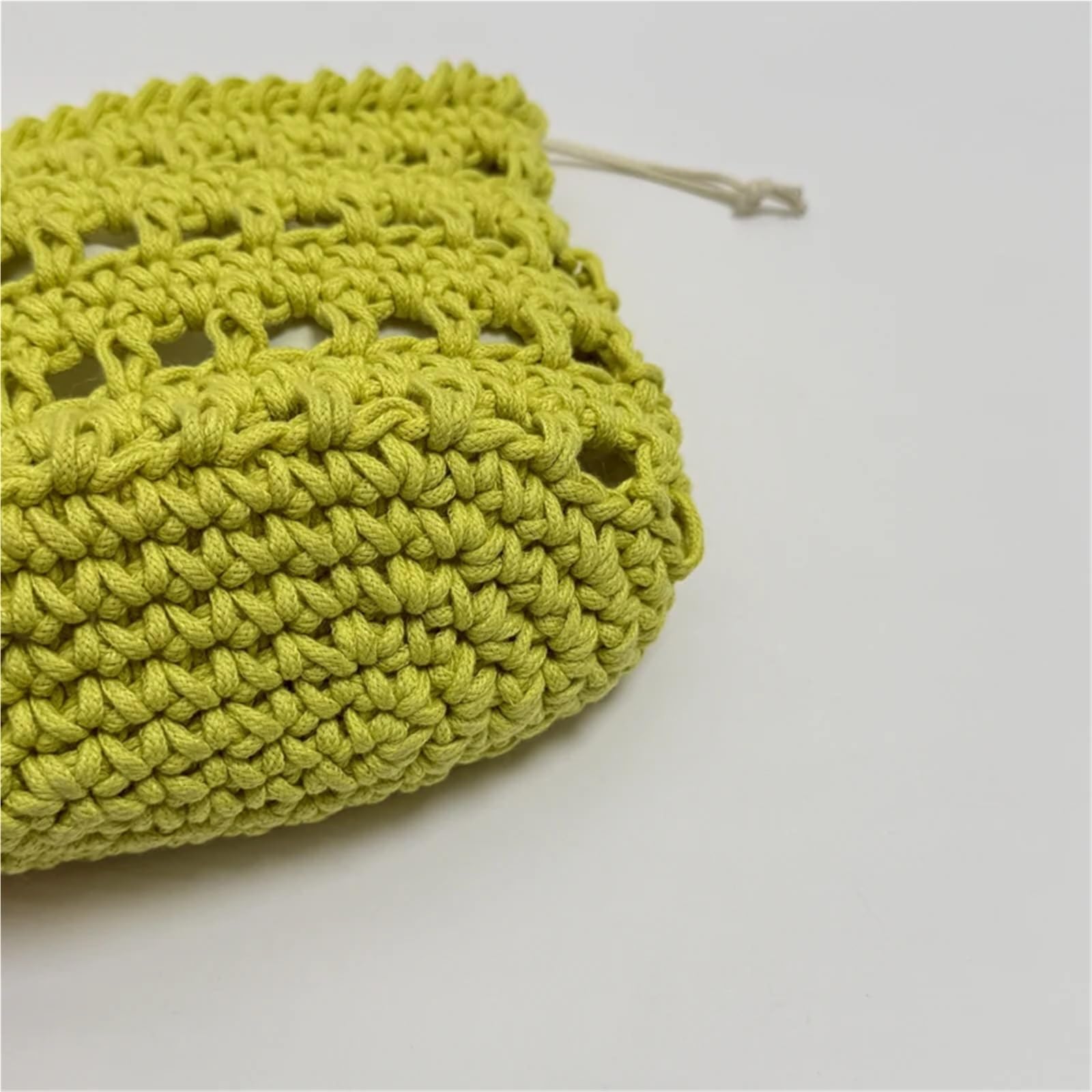 Bolso de Mano Tejido Calado Bolso bandolera pequeño tejido hueco de ganchillo, informal, for vacaciones, estético, diario, for compras en la playa