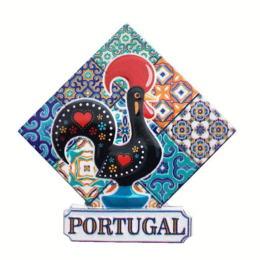 Muyu Magnet Portuga Cock Of L 3D Fridge Magnet Souvenir Gift Collection Home & Kitchen Whiteboard Decoration Magnetic Sticker L Refrigerator Magnet
