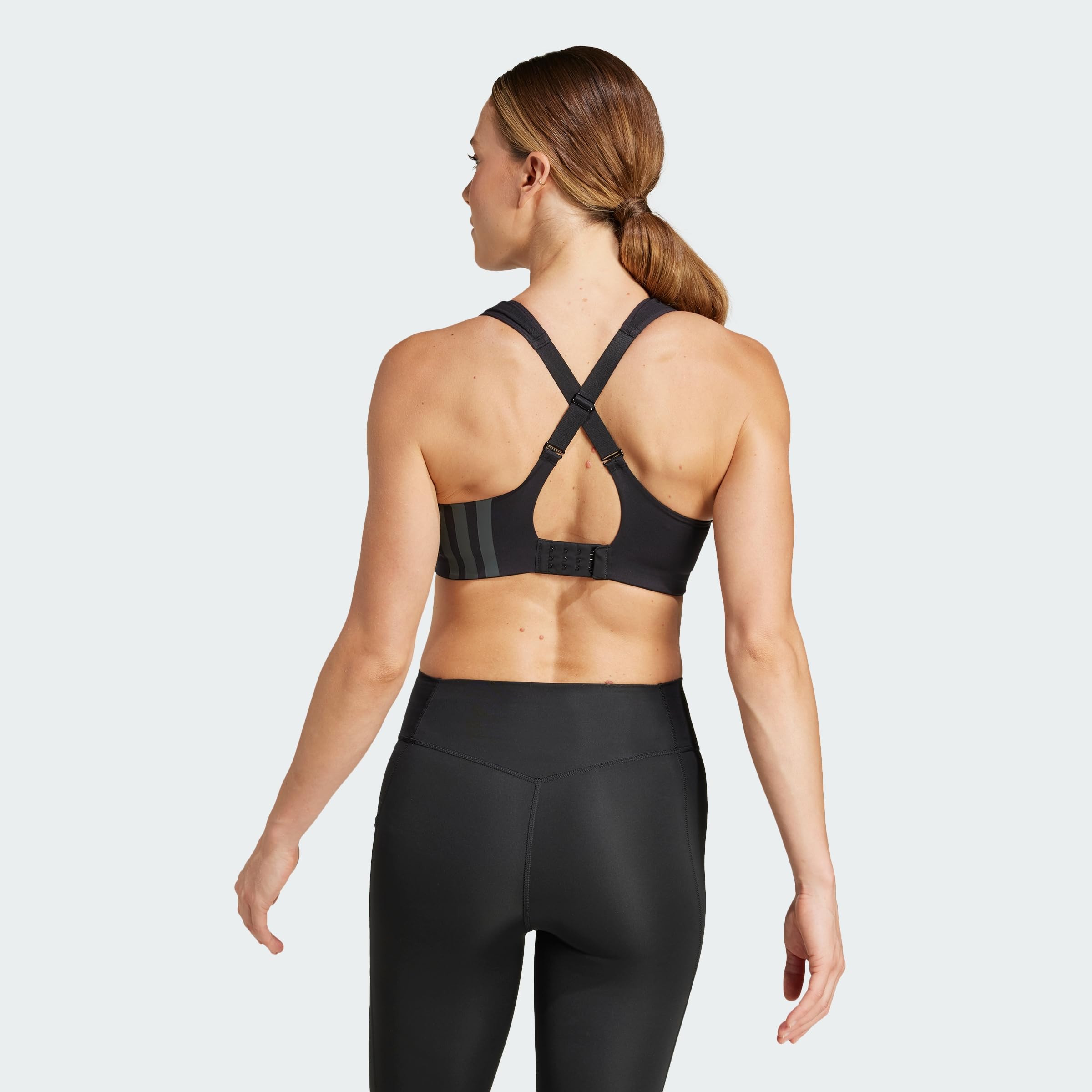 adidas Women's TLRD Impact Training High Support BH Black XS (A-B)