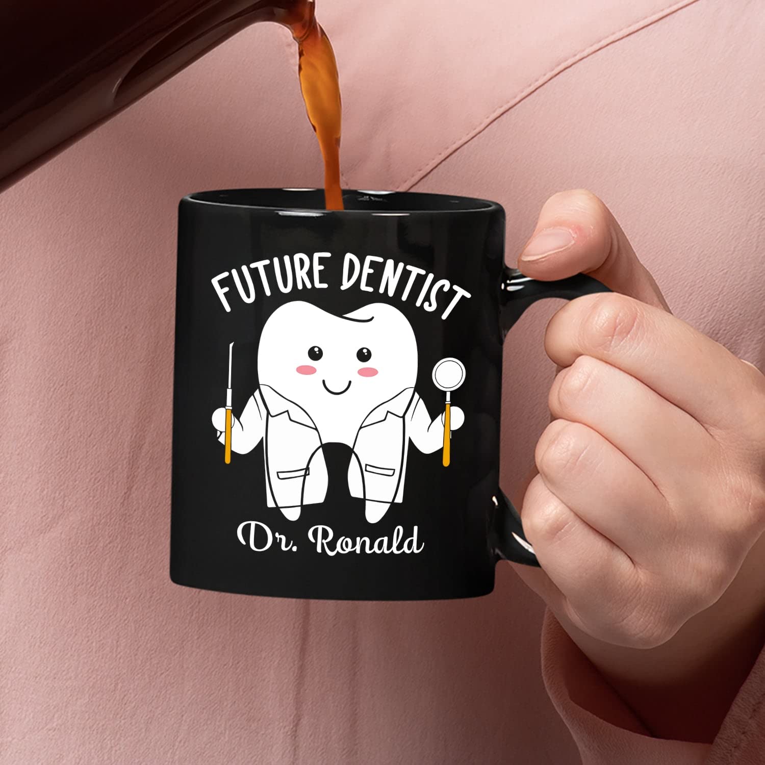 Future Dentist Gifts, Future Dentist Mug, Personalized Dentist Cup With Name, Dentist Mug Gifts, Custom Dentist Coffee Mug, Dental Student Mug, Dental School Graduation, Dentist Cups 11oz 15oz