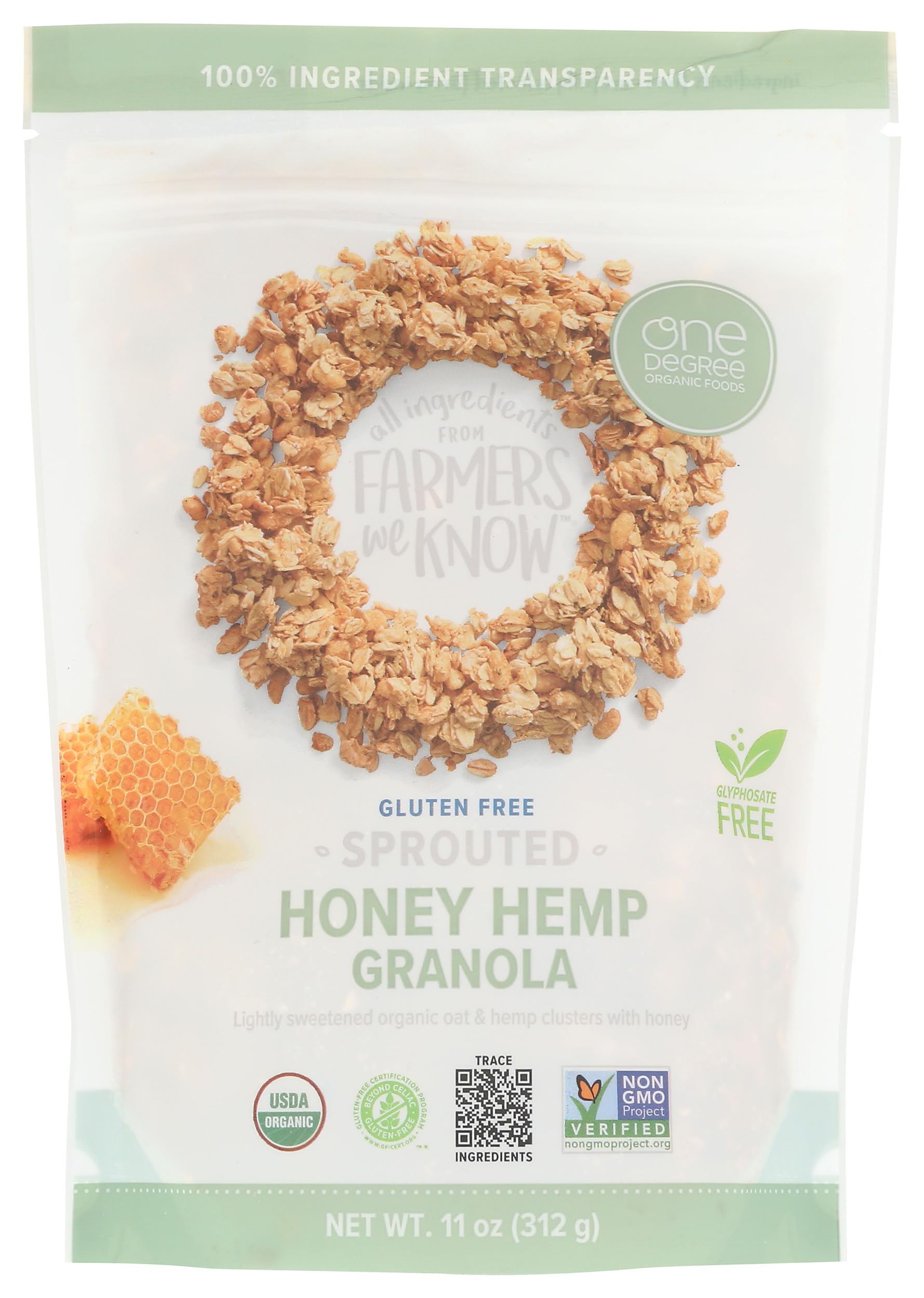 Granola - Oat Honey Hemp 11oz USA (Case6)USDA Organic