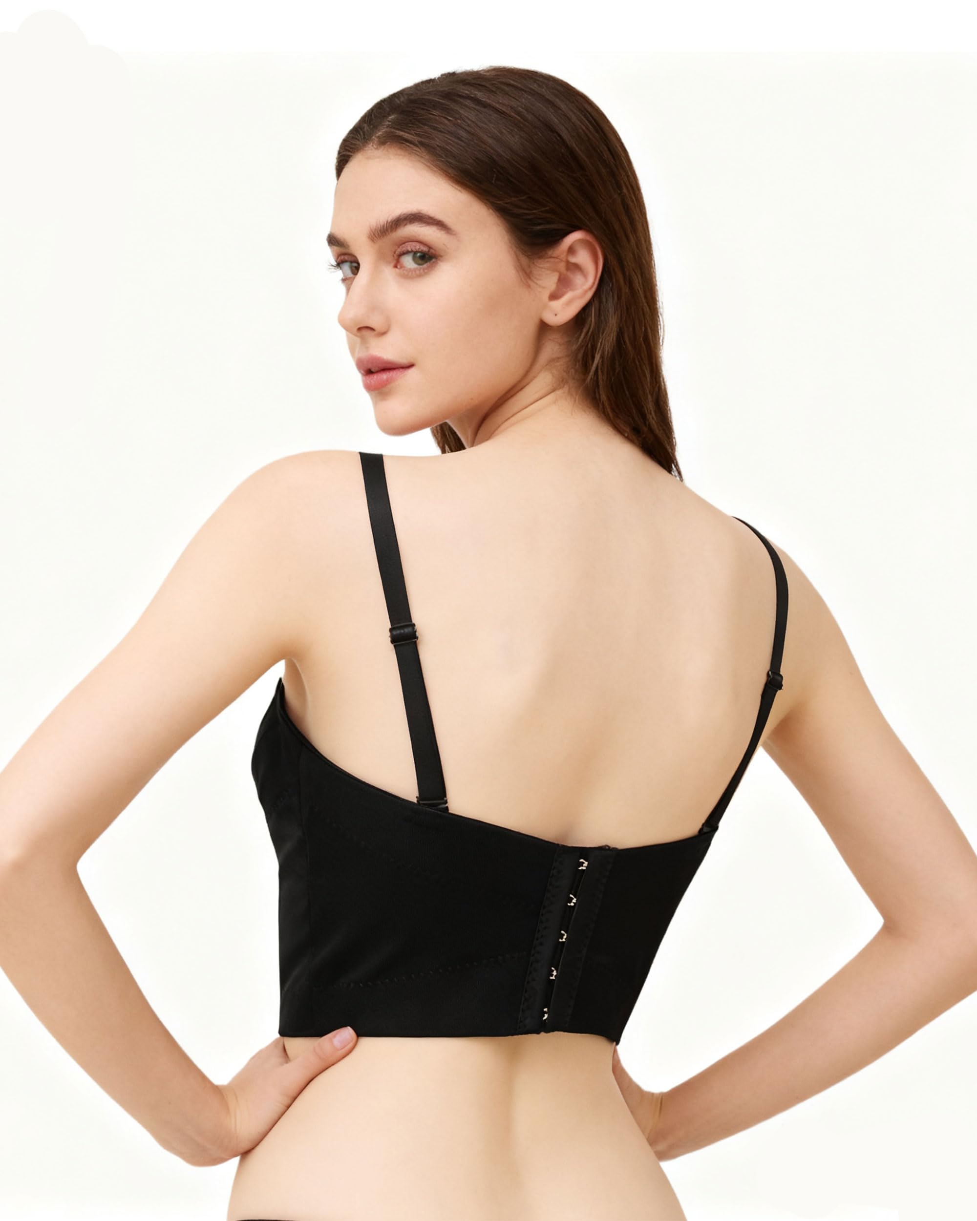 ROYAL SMEELA Haut Corset Paillettes Pour Femme Top Bustier Pailleté Bustiers et Corsets Élégant Adulte