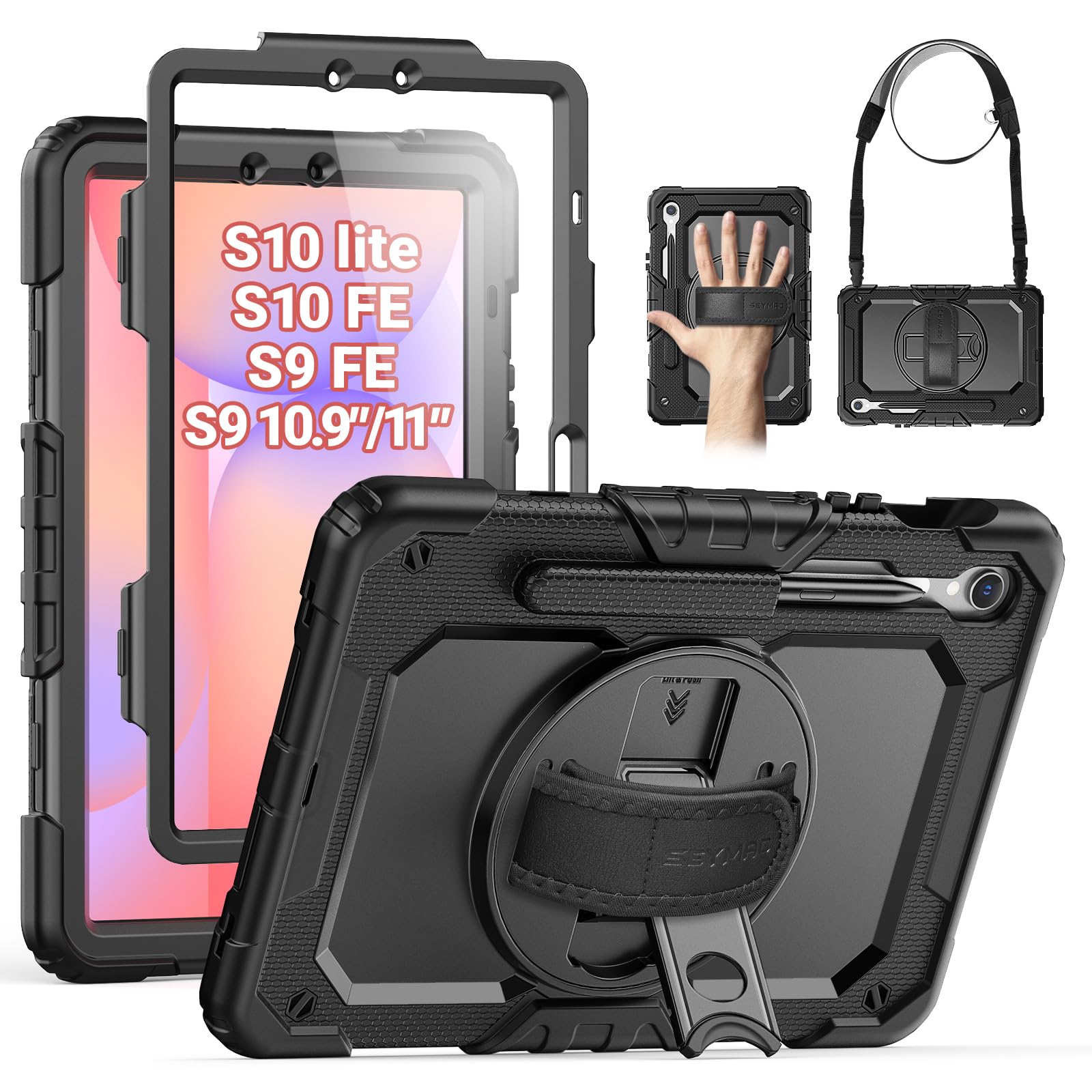 Amazon.com: SEYMAC Case for Samsung Galaxy Tab S10 Lite/ S10 FE