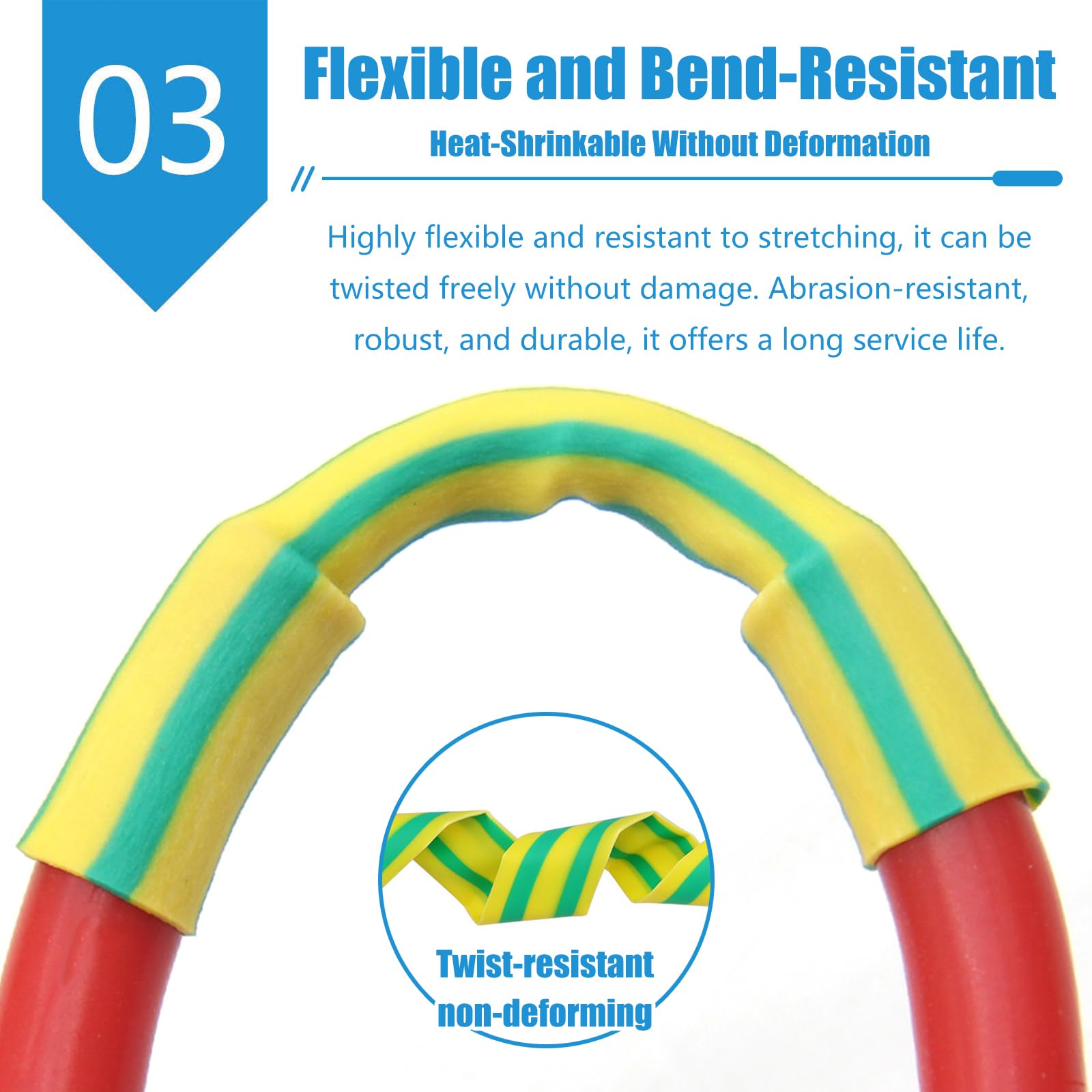 Tubo Termocontraíble PE 2:1 1m 6 Tamaños