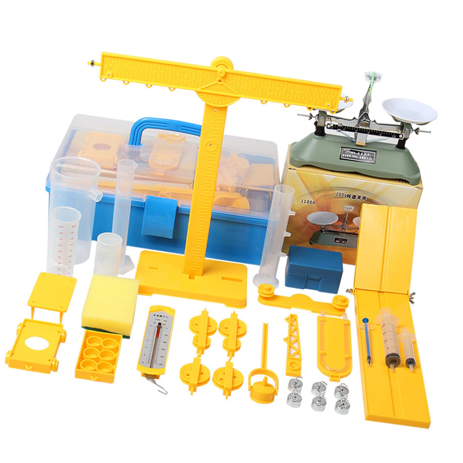 Set Completo Esperimenti Meccanica E Fisica. Sussidio Portatile Per L'insegnamento Della Dinamica Per Laboratori Scientifici E Formazione. Set Interattivo Per L'insegnamento Della Fisica.