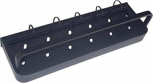 Miniatura 9 de Organizador de ducha negro de aleación de aluminio, organizador de ducha de baño de 15.74 pulgadas con 1 estante de torre y 5 ganchos, organizador