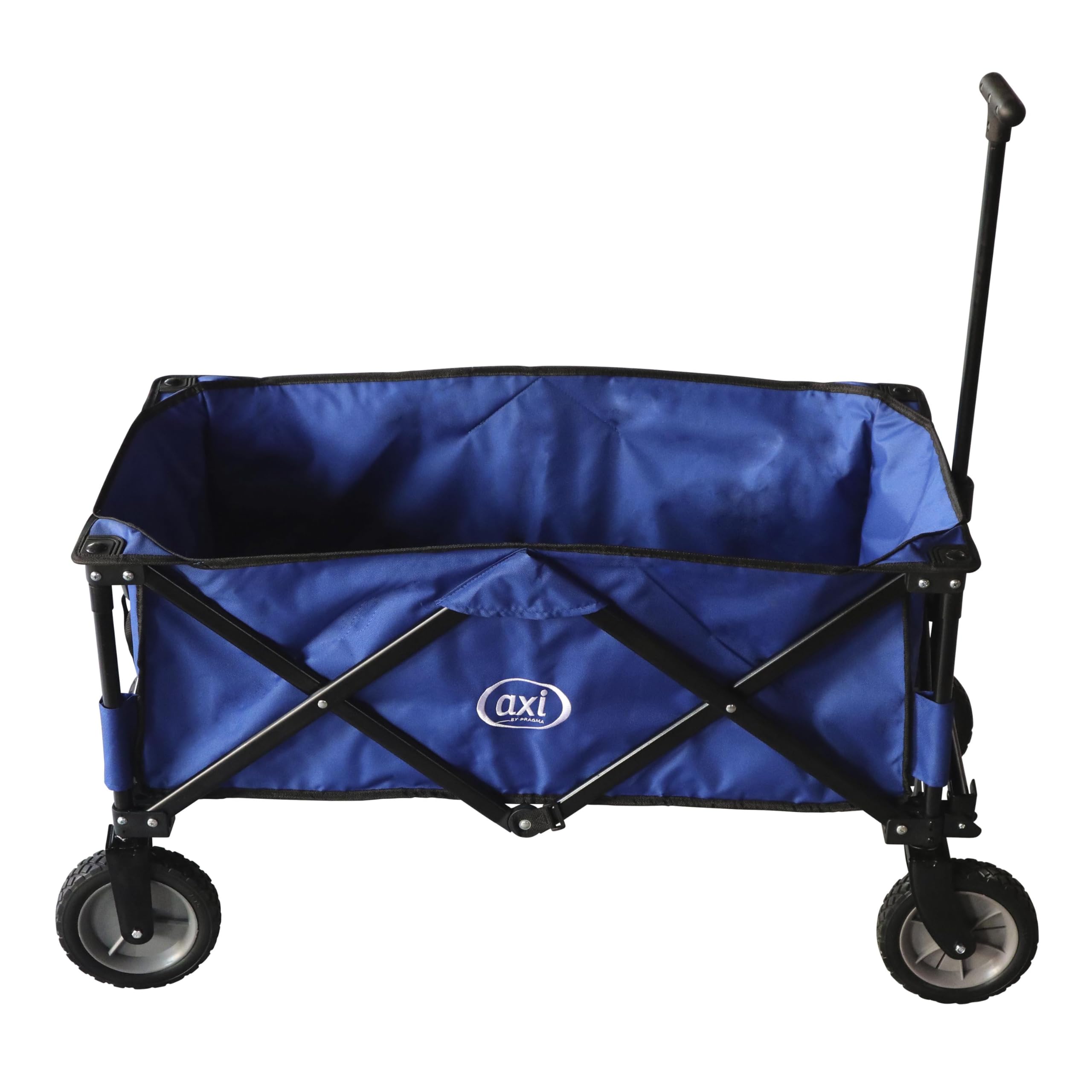 AXI AB110 Faltbarer Bollerwagen Blau | Faltwagen/Gartenwagen/Handwagen