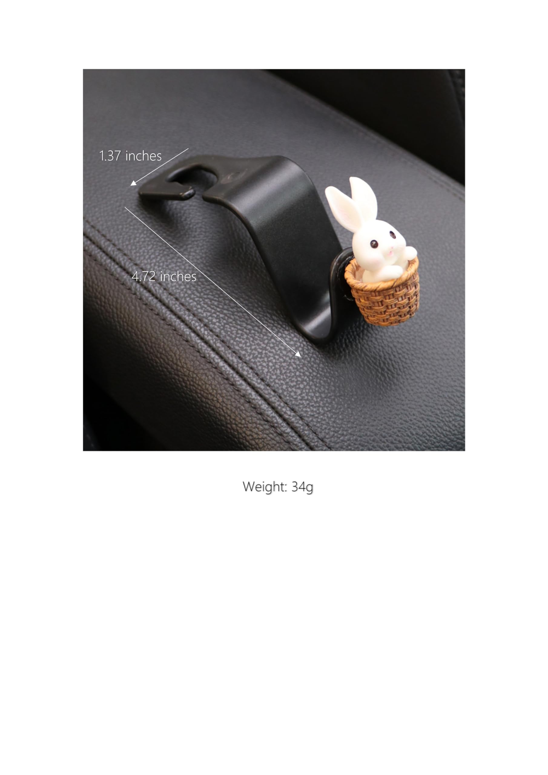 Wenray Car Decorations Cute car Accessories Car Seat Headrest Hook Hanger Storage Organizer Universal for Handbag Purse Coat (Sailor Moon*1 Star*1)