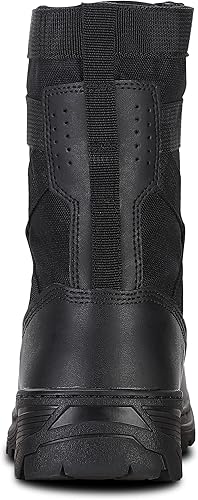 Vista 6 de SAILOFO Botas militares para hombre, botas tácticas ligeras, botas de caza de selva para senderismo