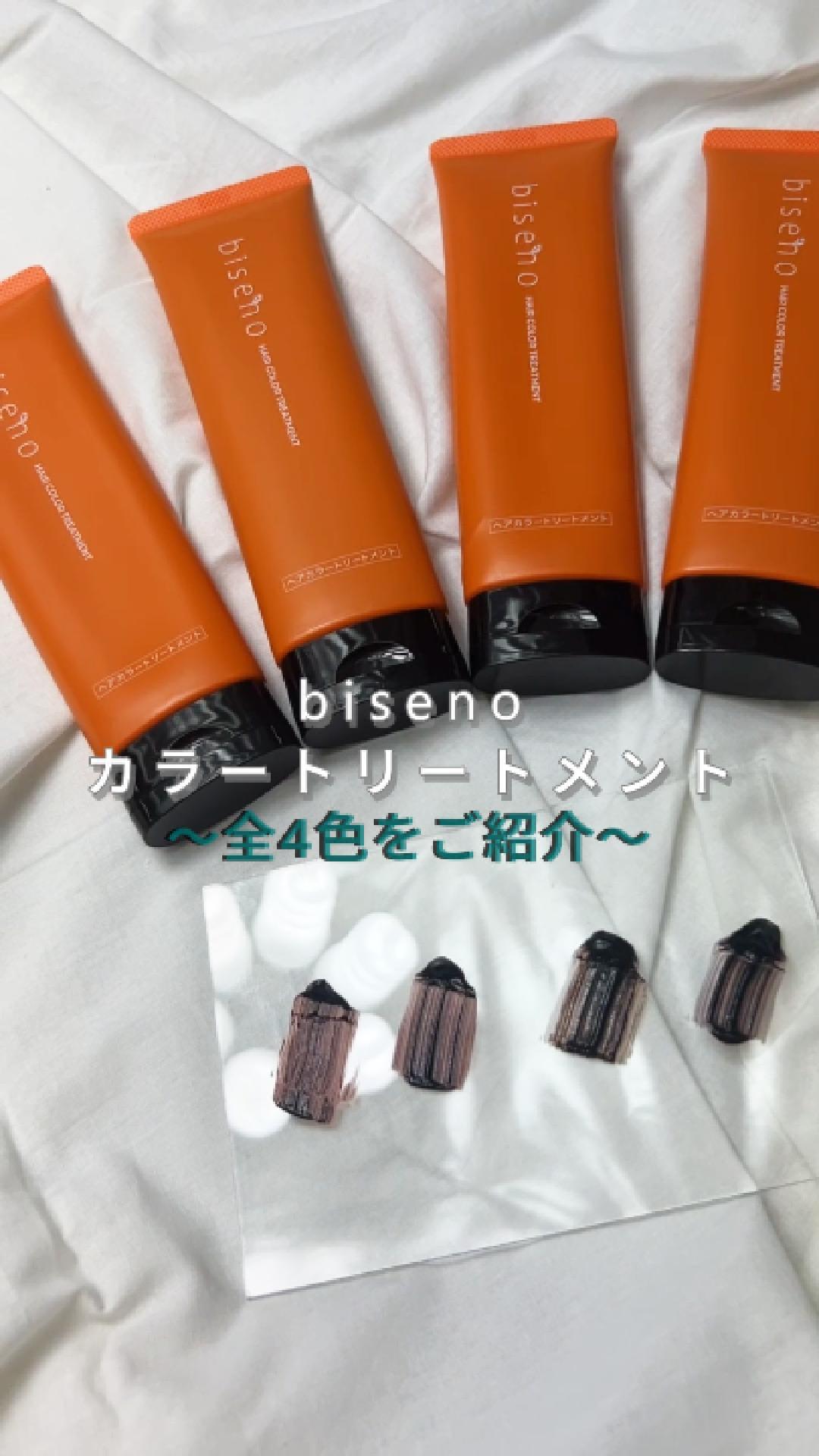 biseno ビセノ ライトブラウン ヘアカラートリートメント* 4本セット biseno ヘアカラートリートメント ライトブラウン 白髪ケア