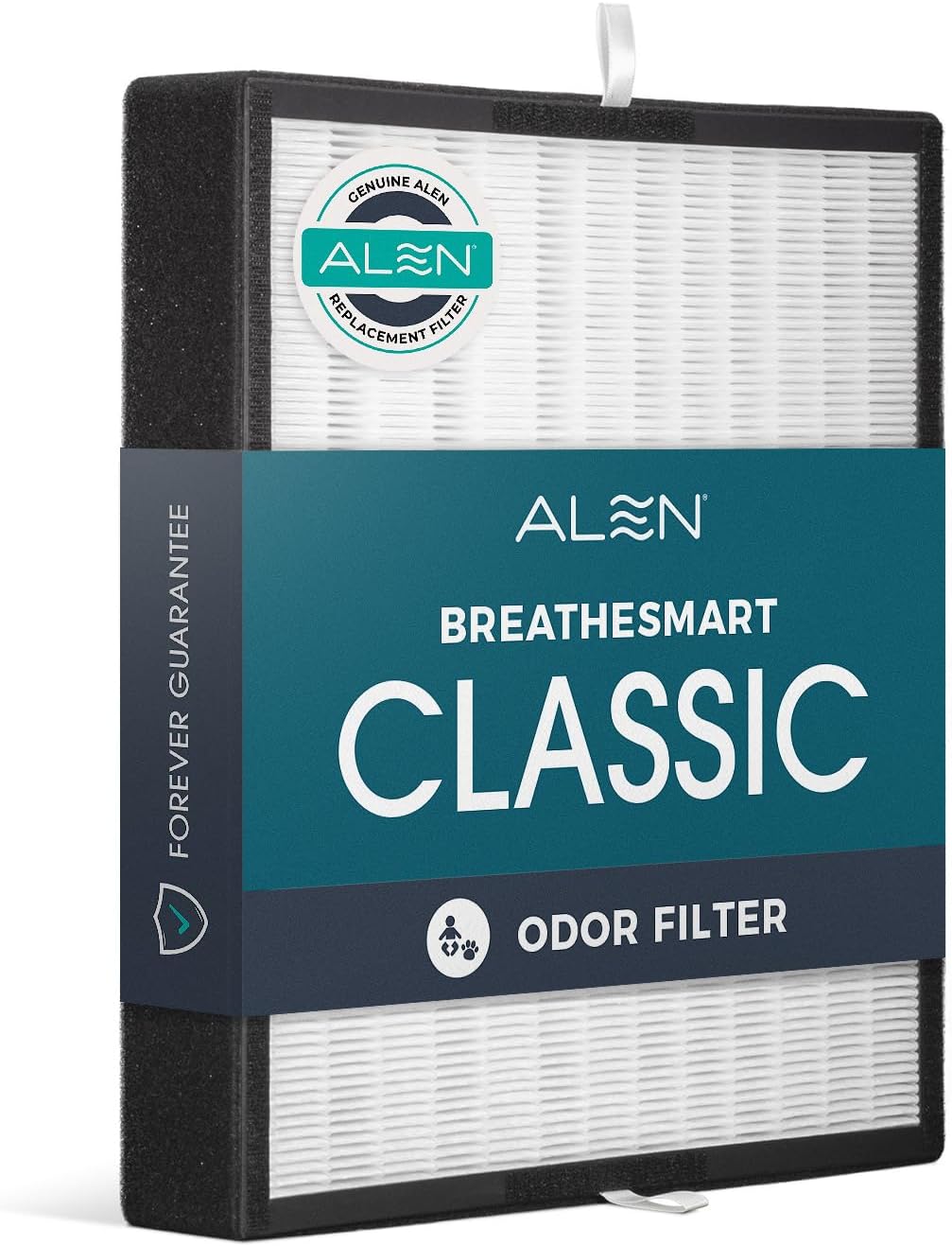 Alen Air Filter BF35-Odor Replacement HEPA Filter for BreatheSmart Classic Air Purifier - Captures Allergens & Mold + Pet Dander & Odors (1 Filter)
