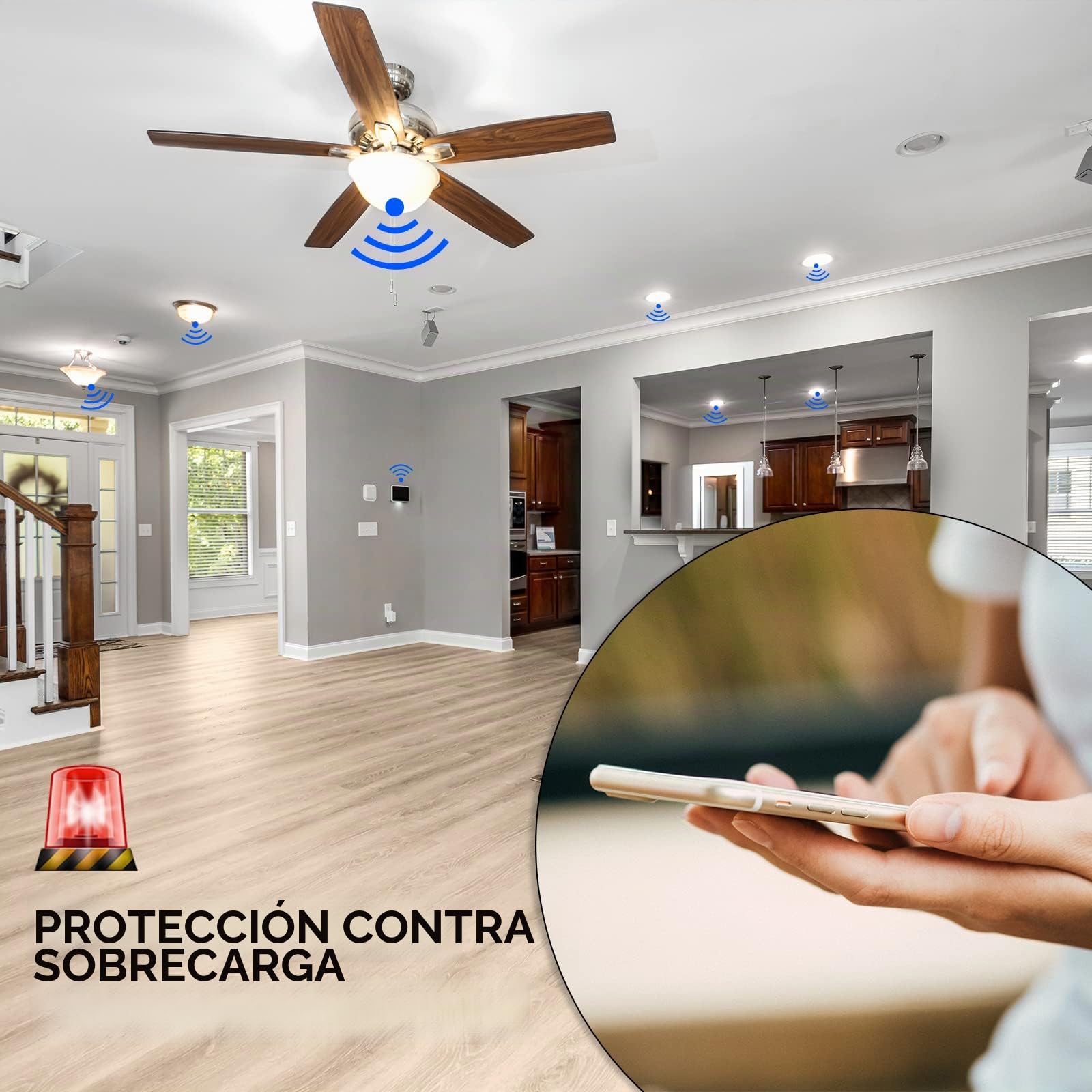 KETOTEK Smart Medidor de Energía Bidireccional WiFi Medidor de Electricidad Monofásico Medida de Consumo Electrico Carril Din Digital LCD Contador de Corriente Kwh Meter