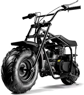 Oryxearth Mini Dirt Bike for Kids, 105CC 4-Stroke Kid Gas Powered Off-Road Pocket Pit Trail Motorcycle W/EPA Approved, Up to 28 Mph Weight Support 185 LBS, for Adults and Teens