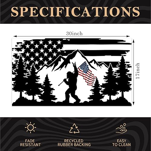 Miniatura 91 de Tapete divertido para puerta de campamento de 17 x 30 pulgadas, regalos de campamento para mujeres, alfombras de cámper para interior, alfombra