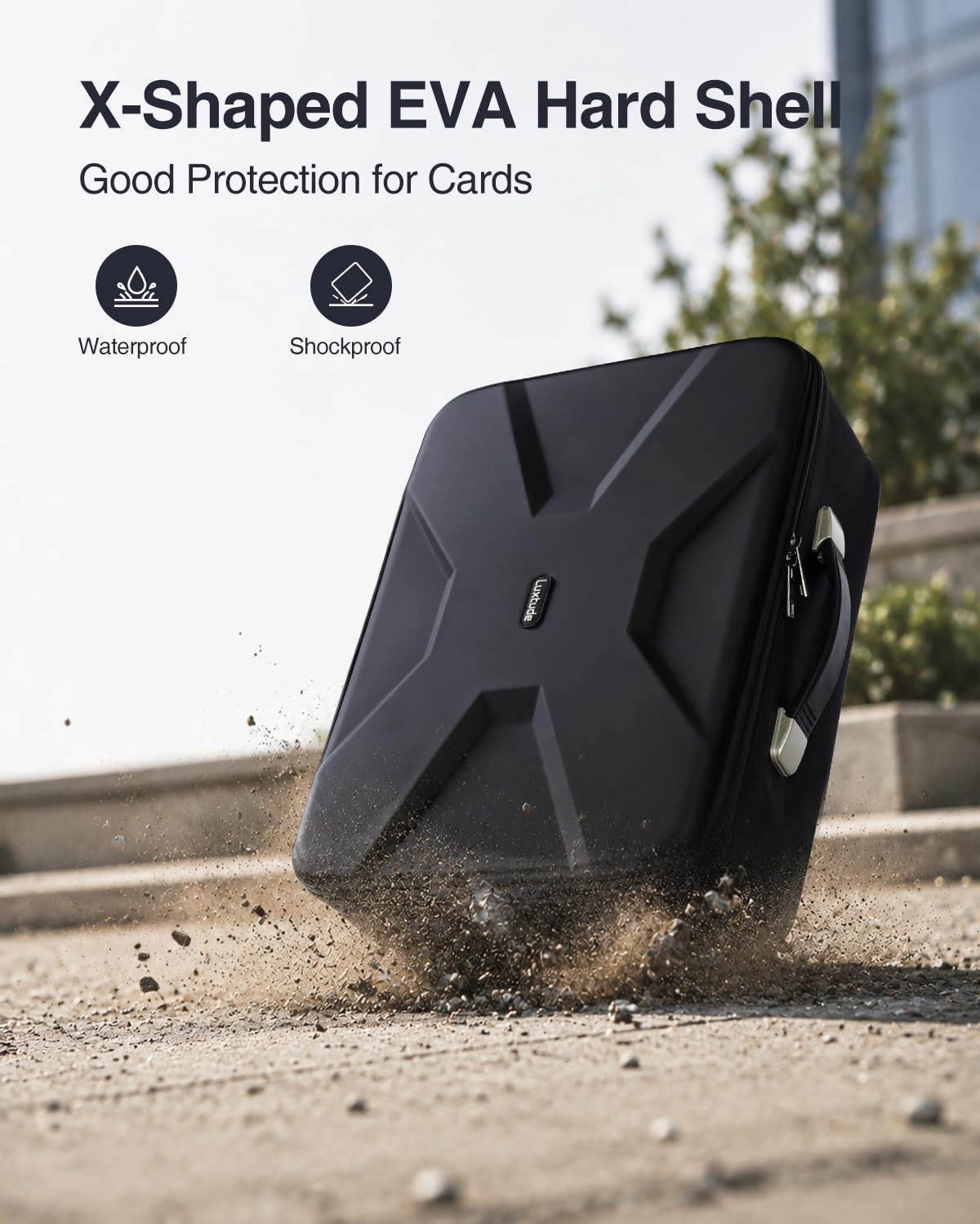 Luxtude Scatola portaoggetti per carte collezionabili con divisori
