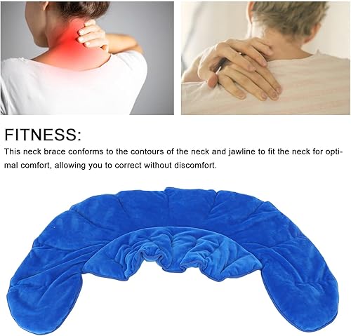Miniatura 4 de Microwavable Neck Wrap Hot Cold Compress Heating Pad with Filling for Shoulder Neck Pain Relief Soft Flannel Material Microwaveable Heating Pad for