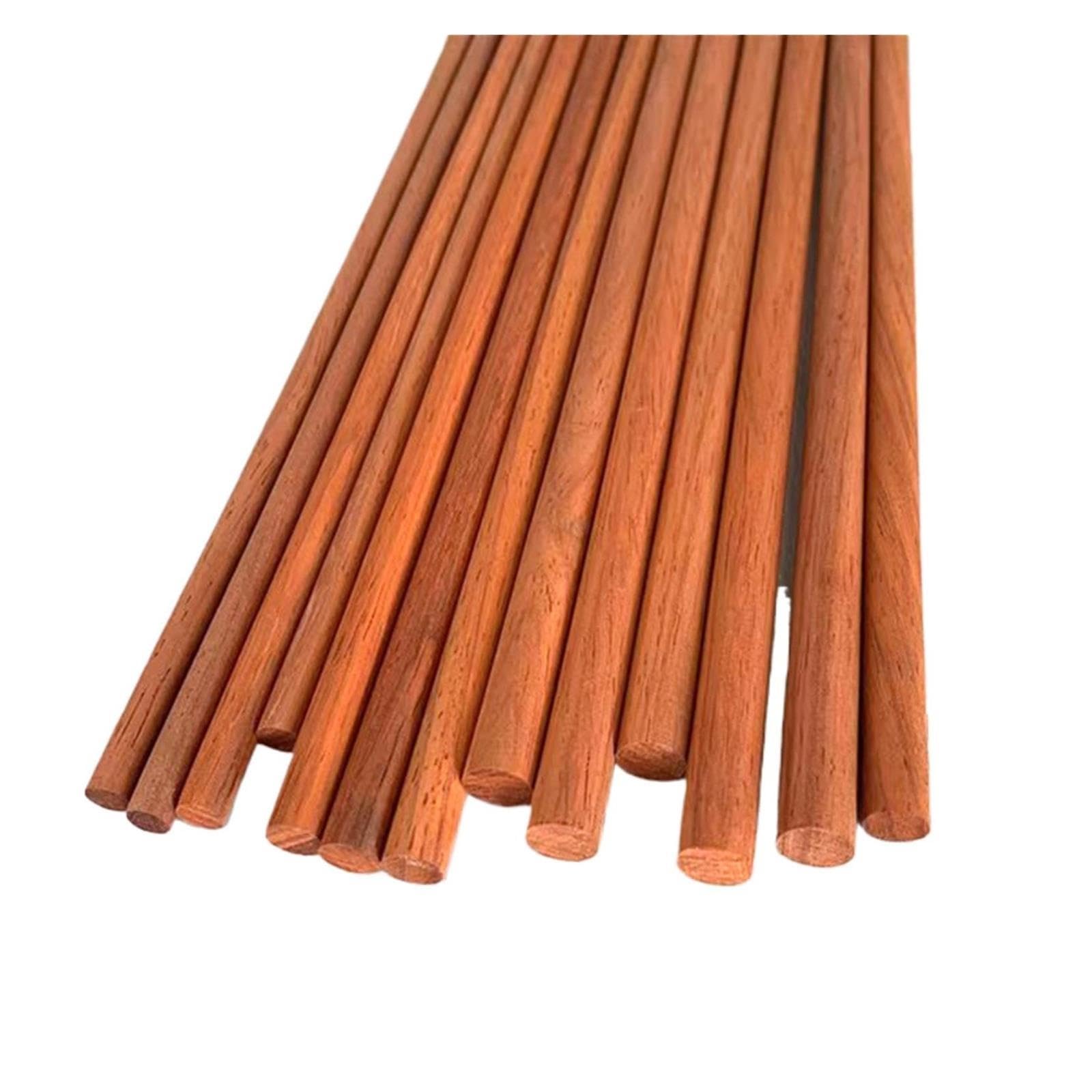 Bastelstäbchen Holz Holzstab aus rotem Rosenholz