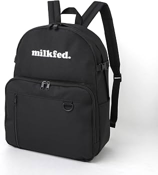 【一度使用しました】MILKFED. バックパック リュック ブラック MILKFED. SPECIAL BOOK Multi-pocket Backpack #BLACK (宝島社ブランド