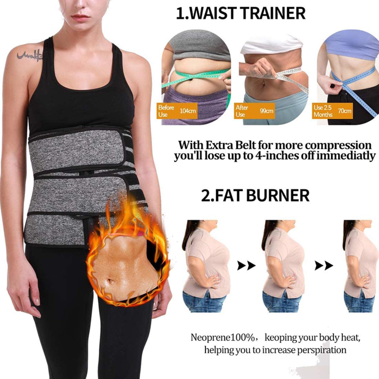 Shapewear - Guaina Snellente e Modellante per la Vita da Donna