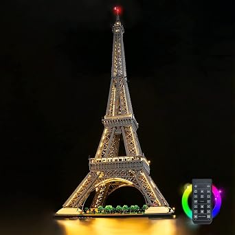 Remote Control Led Light Set Compatible with Lego 10307 The Eiffel Tower [Energy Class A]