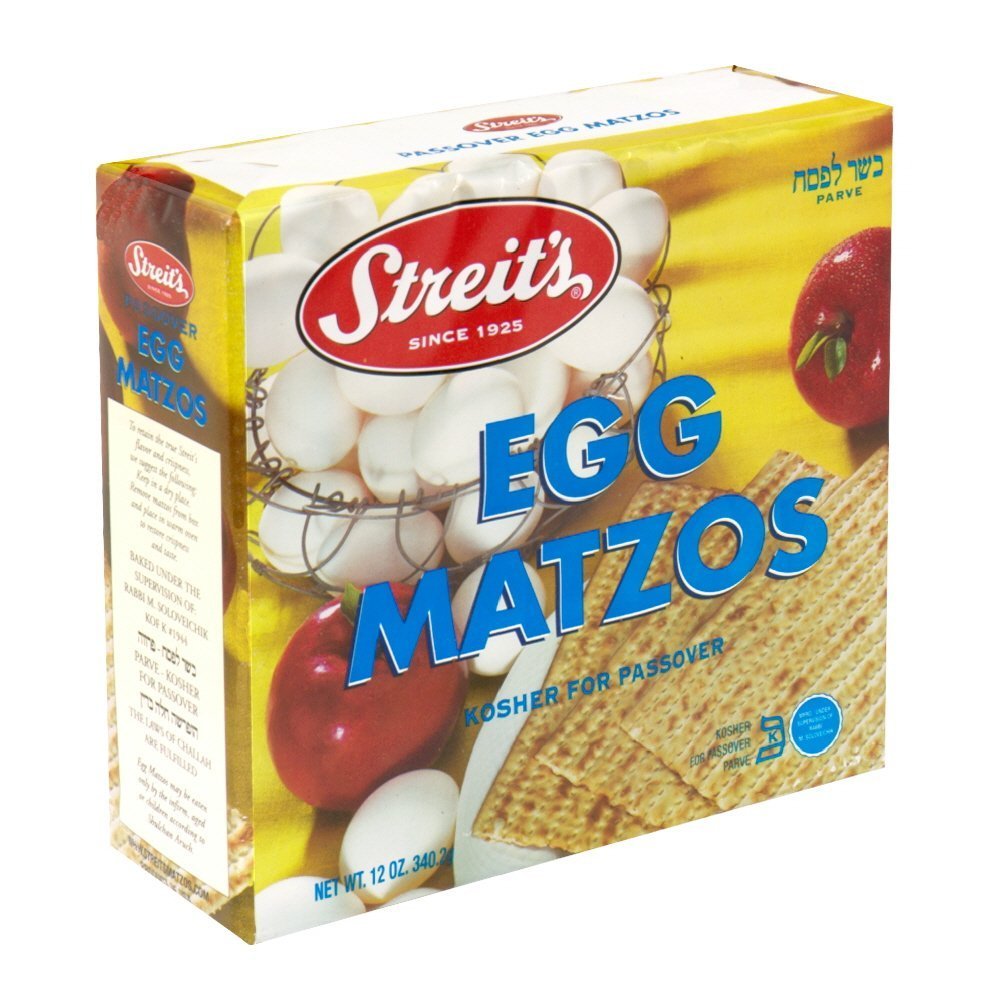 Streit's - Matzo Egg Kosher for Passover - Case of 30 - 12 OZ