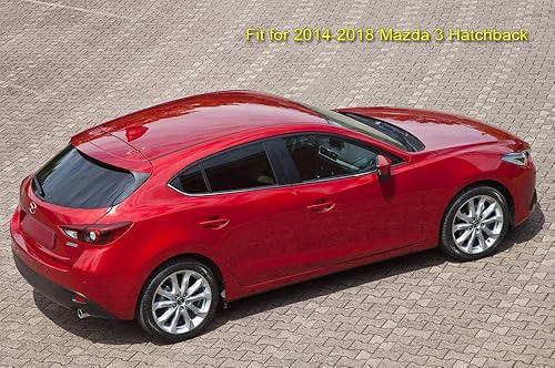 Miniatura 2 de MOERTIFEI guardabarros guardabarros guardabarros guardabarros guardabarros protector contra salpicaduras compatible con Mazda 3 5 puertas 2014-2018