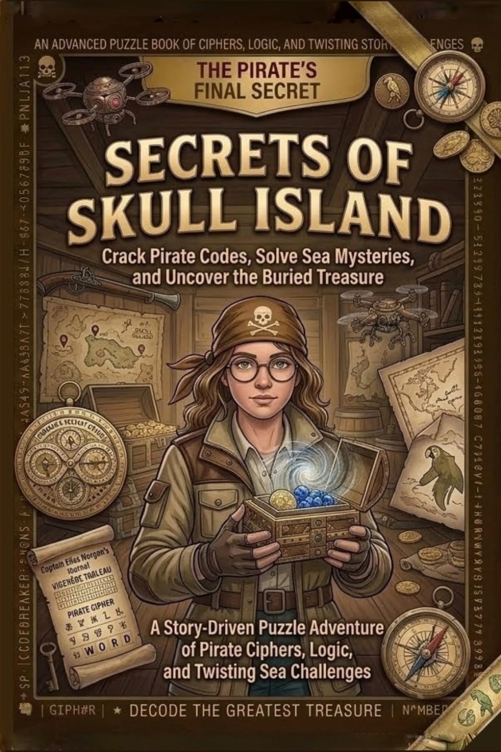 Secrets of Skull Island: Crack Pirate Codes, Solve Sea Mysteries, and Uncover the Buried Treasure (The Codebreaker Series)