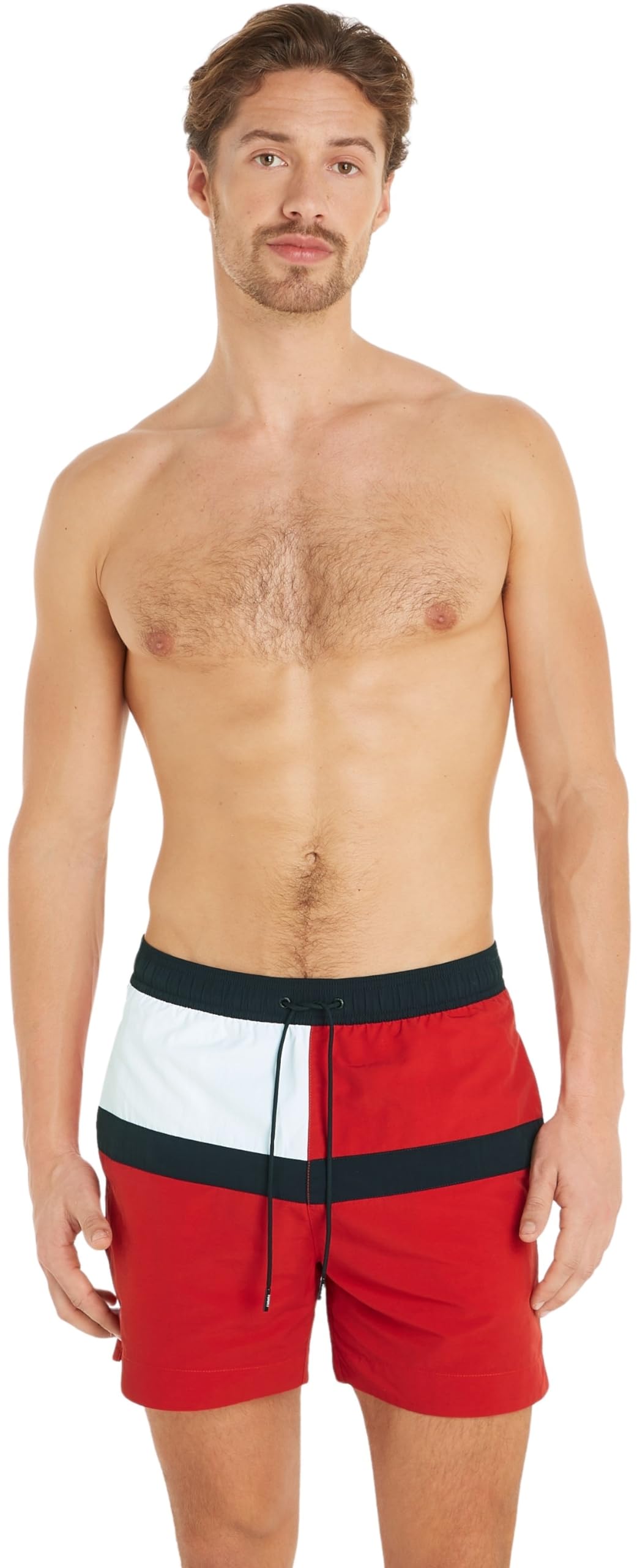 Tommy Hilfiger Bañador Hombre Medium Drawstring Pernera media, Blau (Azul), XXL