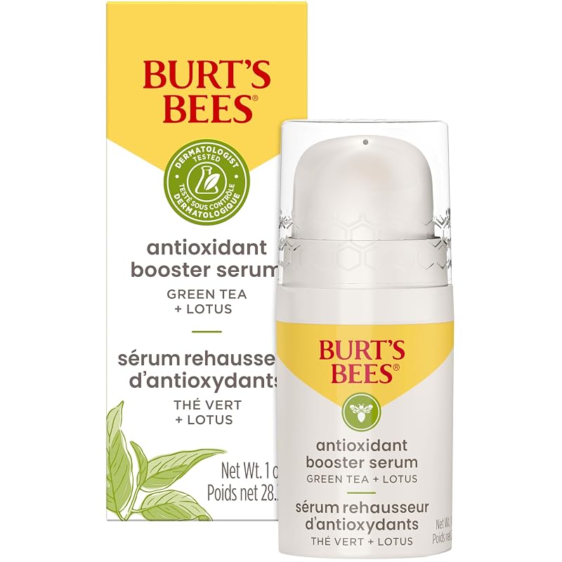 Sérum facial Burt's Bees com chá verde e lótus, 30 mL