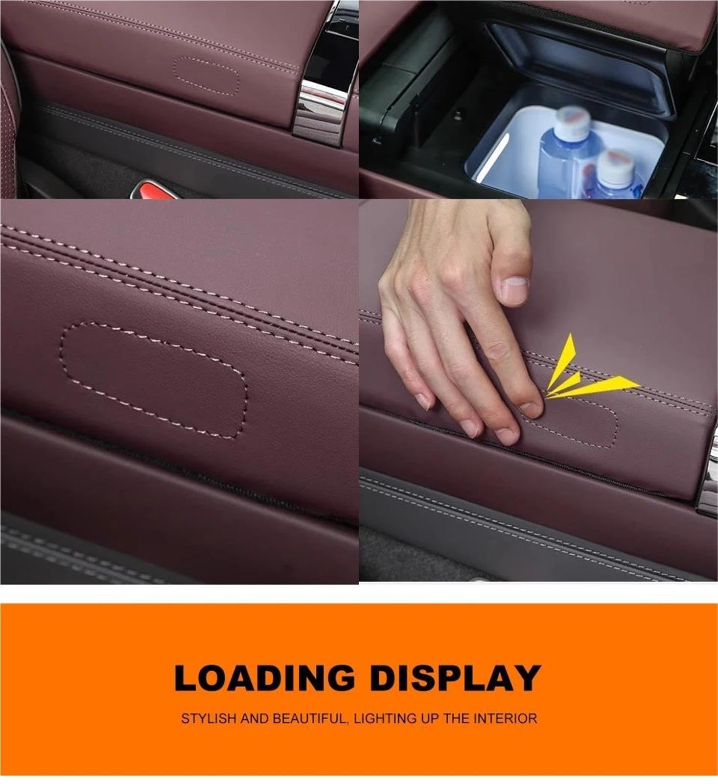 Copri Bracciolo Auto Per Denza Z9gt 2024-2025 Scatola Bracciolo Di Controllo Centrale Per Auto Coperchio Protettivo Accessori Interni(Colour A)
