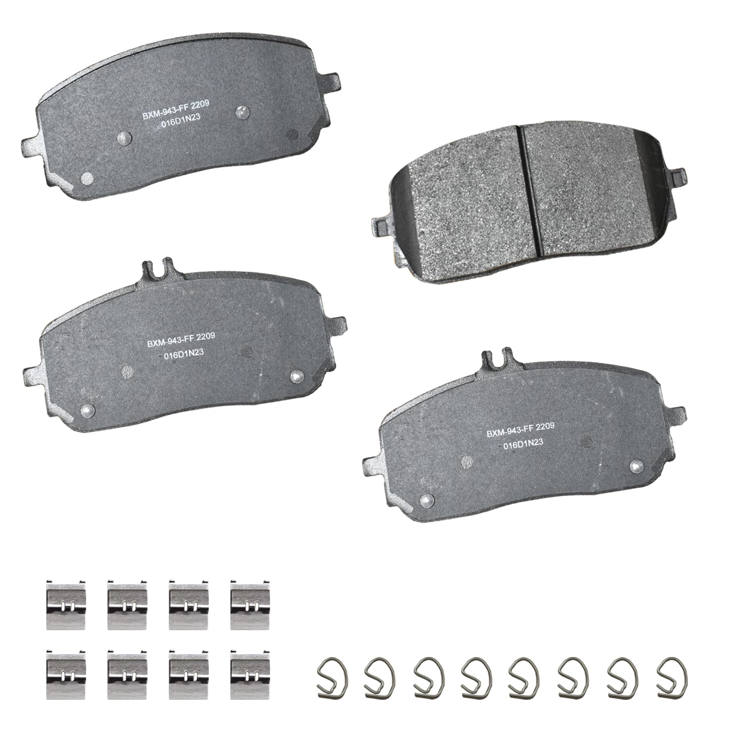 Bendix Premium SBM2209 Semi-Metallic Front Brake Pads for Select Models Mercedes-Benz A200,A220,CLA200,CLA250,EQB 250,EQB 300,EQB 350,G550,GLA250,GLB250,GLE350