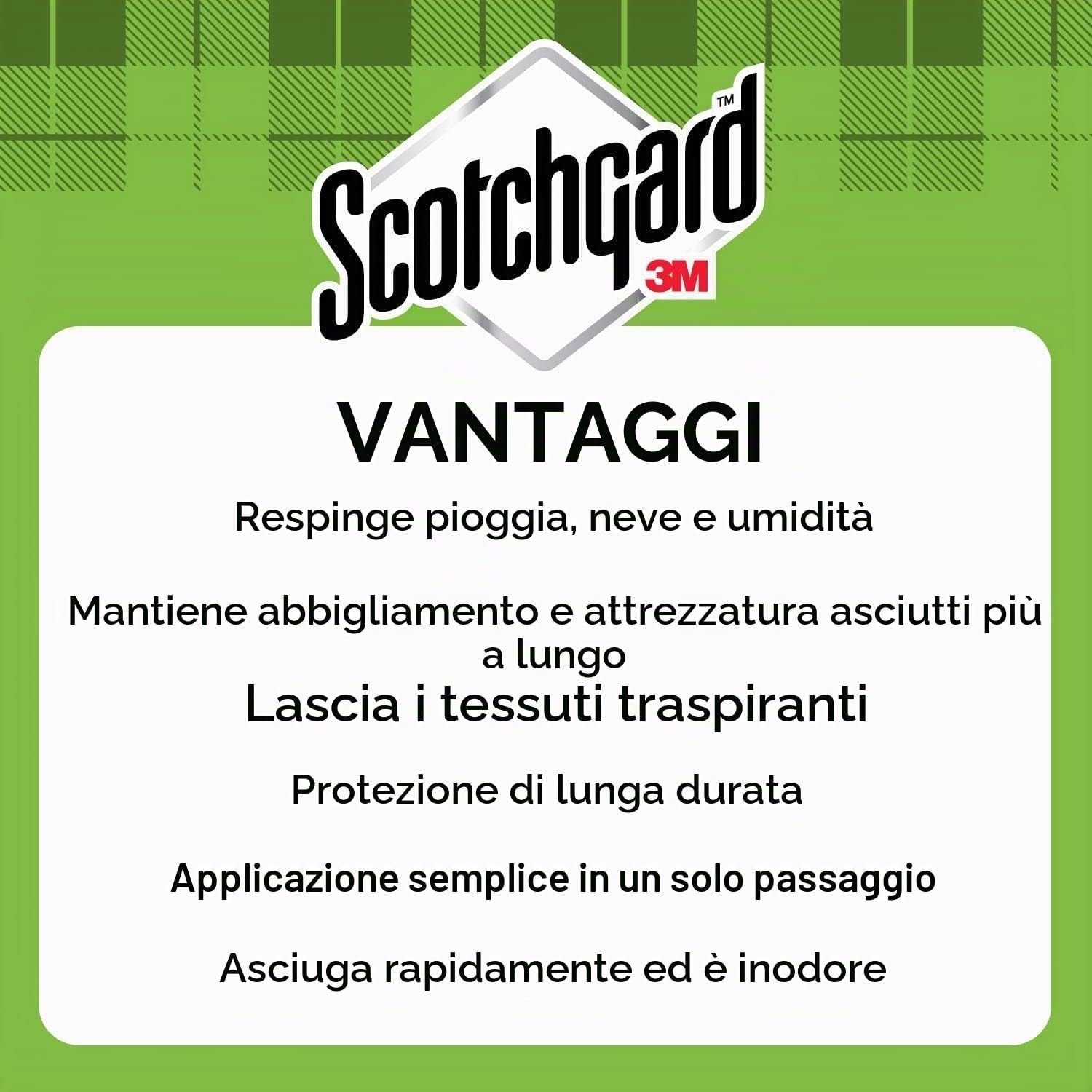 Scotchgard Spray Idrorepellente Heavy Duty, 400 ml - Ottimo per Tende, Zaini, Capispalla, Indumenti Sportivi e altro ancora