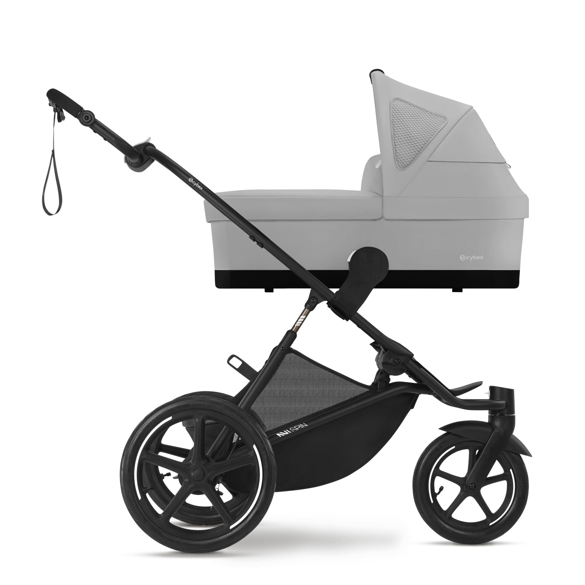CYBEX Nacelle COT S Gold, de la naissance à environ 6 mois (max. 9 kg), pour CYBEX AVI Spin et Eezy S Twist +2, gris brouillard