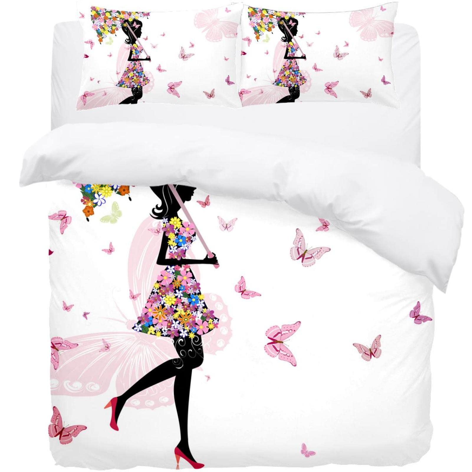 Housse de couette et 2 taies d'oreiller pour des nuits apaisées