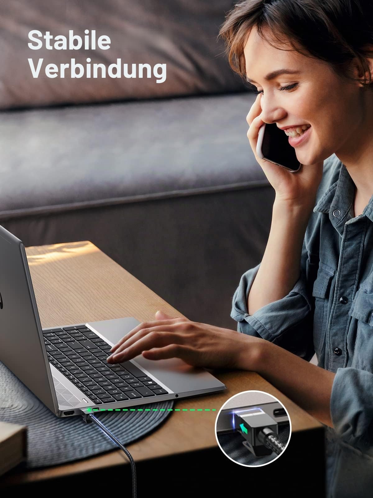 UGREEN NASync DH2300 2 Bay Desktop NAS mit Cat 8 LAN Kabel, NFC Tap zum Verbinden, KI Fotoalbum, 4K Persönliche Videothek, Einsteigerfreundliches NAS-System (Diskless)