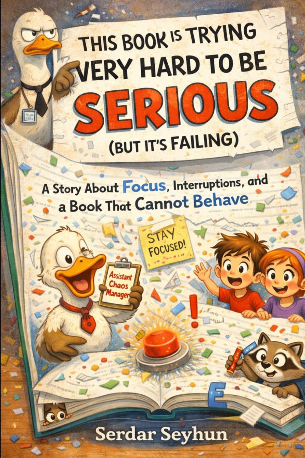 This Book Is Trying Very Hard to Be Serious (But It’s Failing): A Story About Focus, Interruptions, and a Book That Cannot Behave (Laugh Out Loud Books)