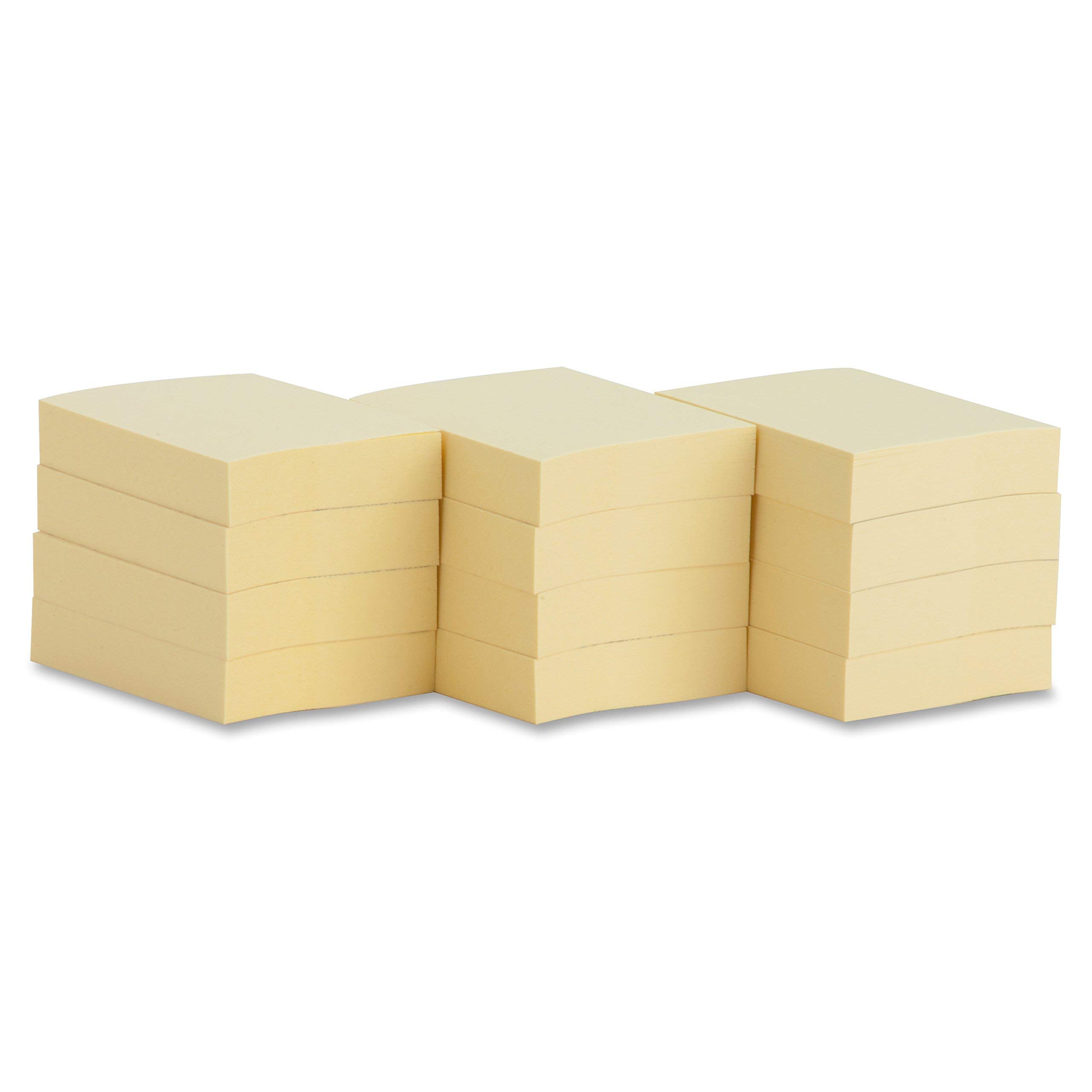 Business Source Yellow Repositionable Adhesive Notes - 1.88" x 1.38 (36610)
