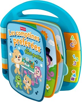 Fisher-Price Fisher-Price - Livre de Chansons Électronique Rires et Éveil
