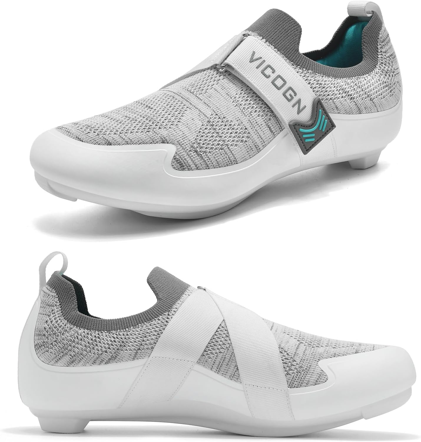 Mens Womens Indoor Cycling Shoes Compatible with Peloton Bike Pre-Installed with Look Delta Cleats Clip in Outdoor Road Bike Shoes - Image 4